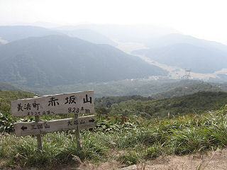 赤坂山山頂から琵琶湖を望む