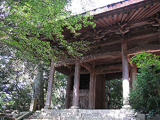旧天上寺跡山門。