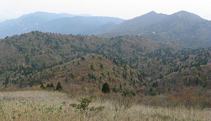 武奈ヶ岳からナガオ方面を望む。