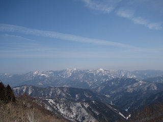 駒ヶ岳からの眺め。