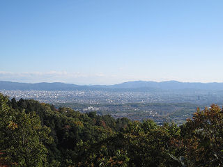 金蔵寺展望台の眺め。