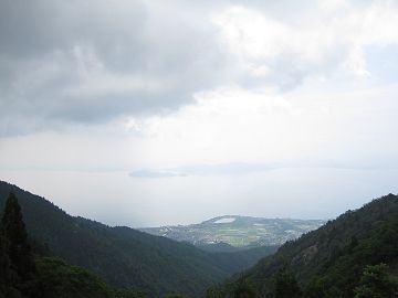 北比良峠から琵琶湖を望む